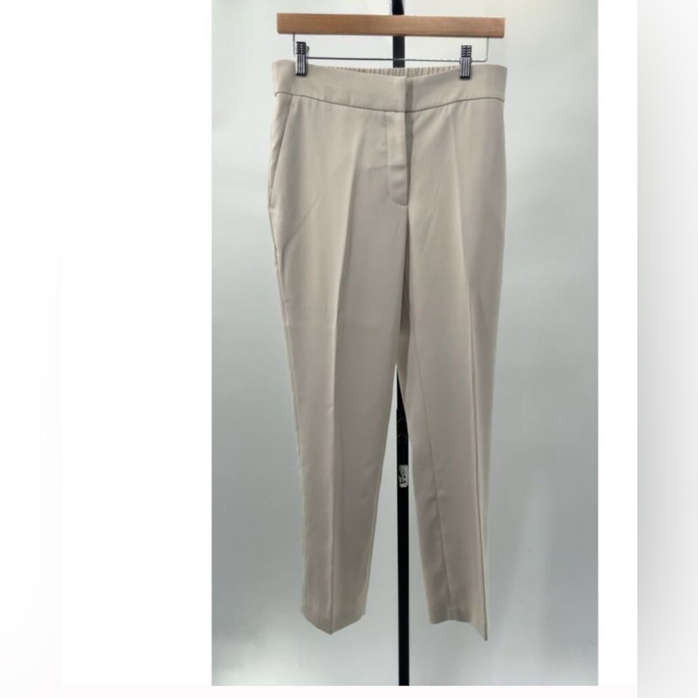 Quince Beige Women's Tailored Pants